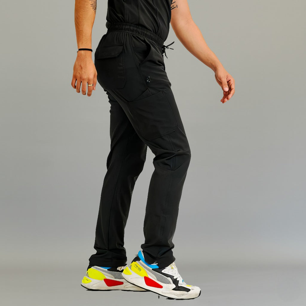 Men's Pants 930 Black Super Stretch, Scrubs 930