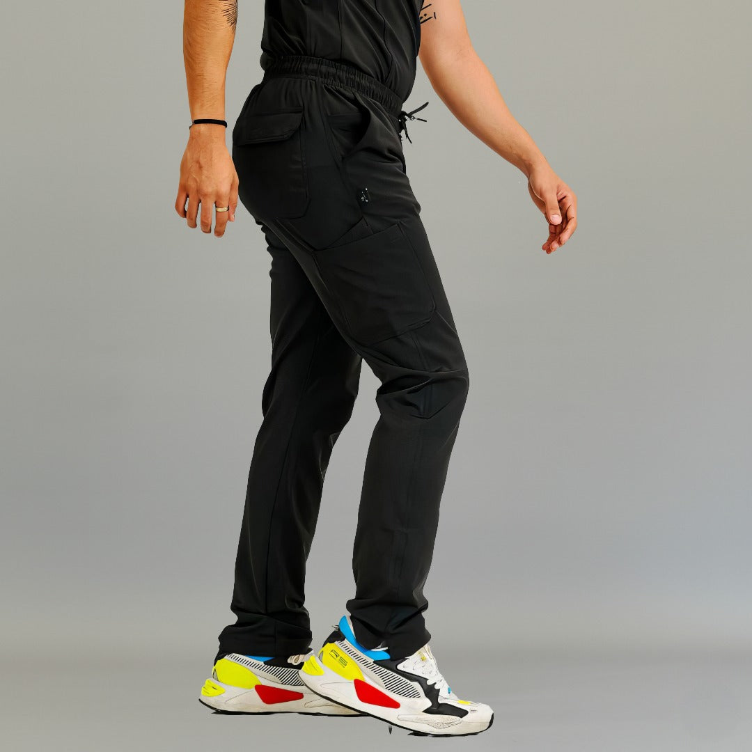 Men's Pants 930 Black Super Stretch, Scrubs 930
