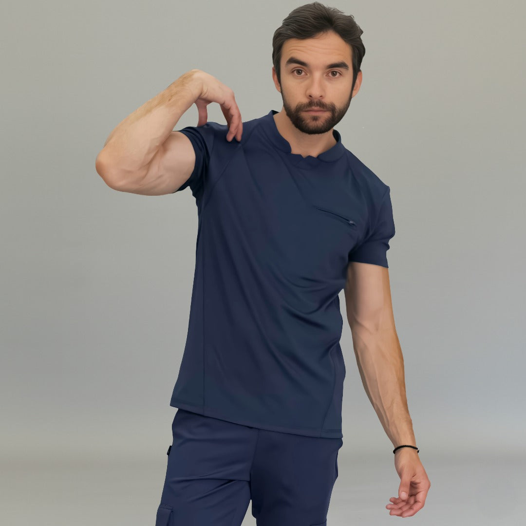 Men's Top 910 Navy Blue Super Stretch