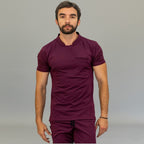 Men's Top 910 Wine Super Stretch, Scrubs 910