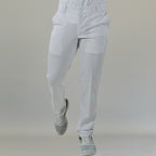 Men's Alviero White Straight-Leg Pants