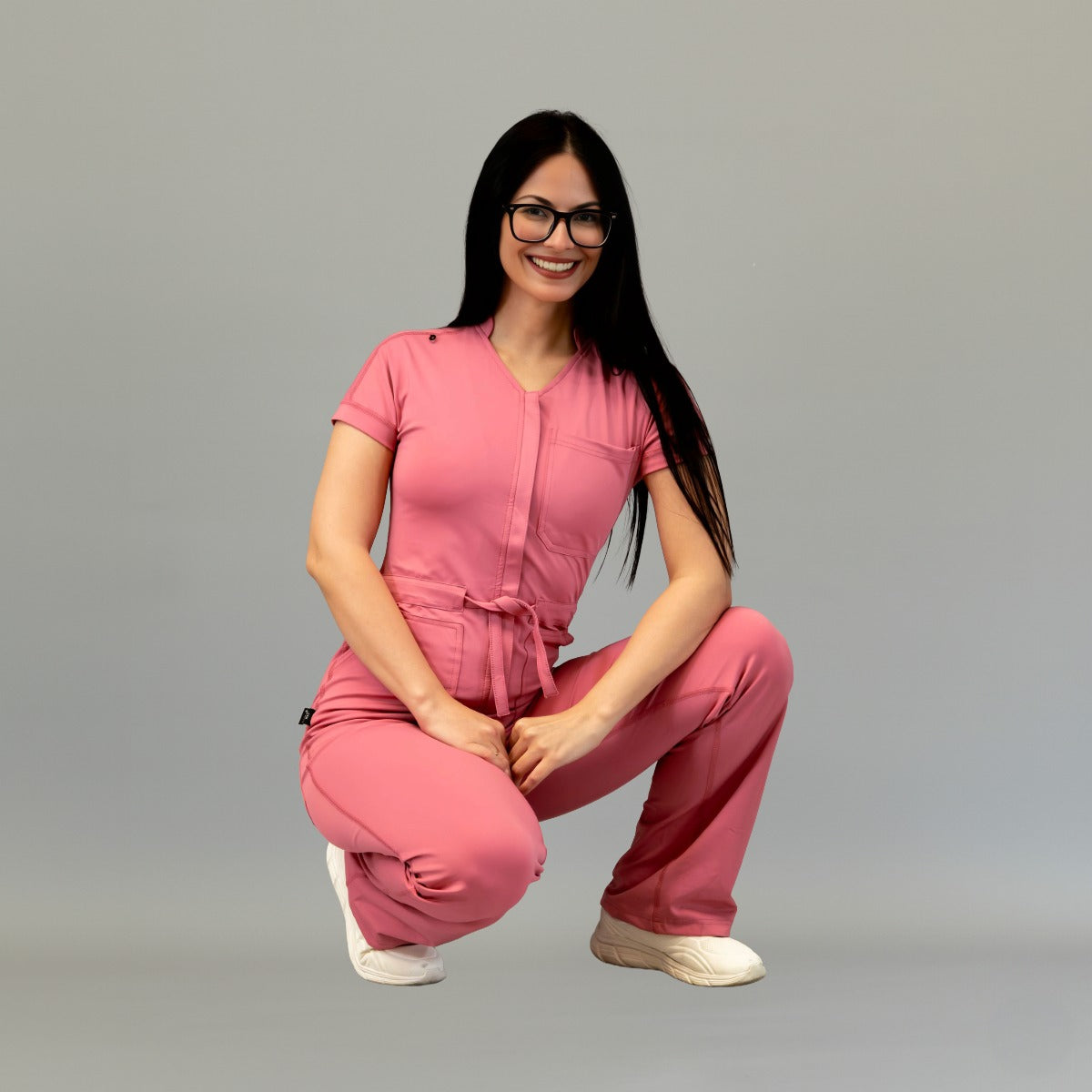 Women’s Style 945 Rosewood Super Stretch Scrub Jumpsuit