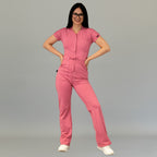 Women’s Style 945 Rosewood Super Stretch Scrub Jumpsuit