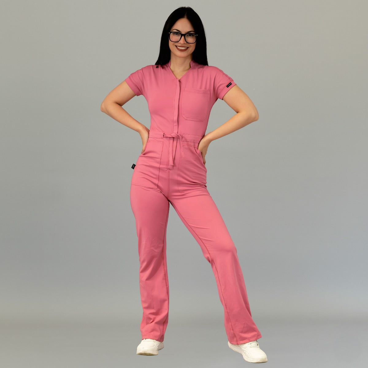 Women’s Style 945 Rosewood Super Stretch Scrub Jumpsuit