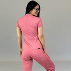 Women’s Style 945 Rosewood Super Stretch Scrub Jumpsuit