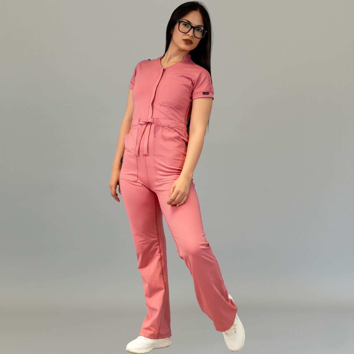 Women’s Style 945 Rosewood Super Stretch Scrub Jumpsuit