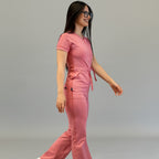 Women’s Style 945 Rosewood Super Stretch Scrub Jumpsuit