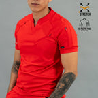 Men's Top 905 Red, Scrubs Super Stretch