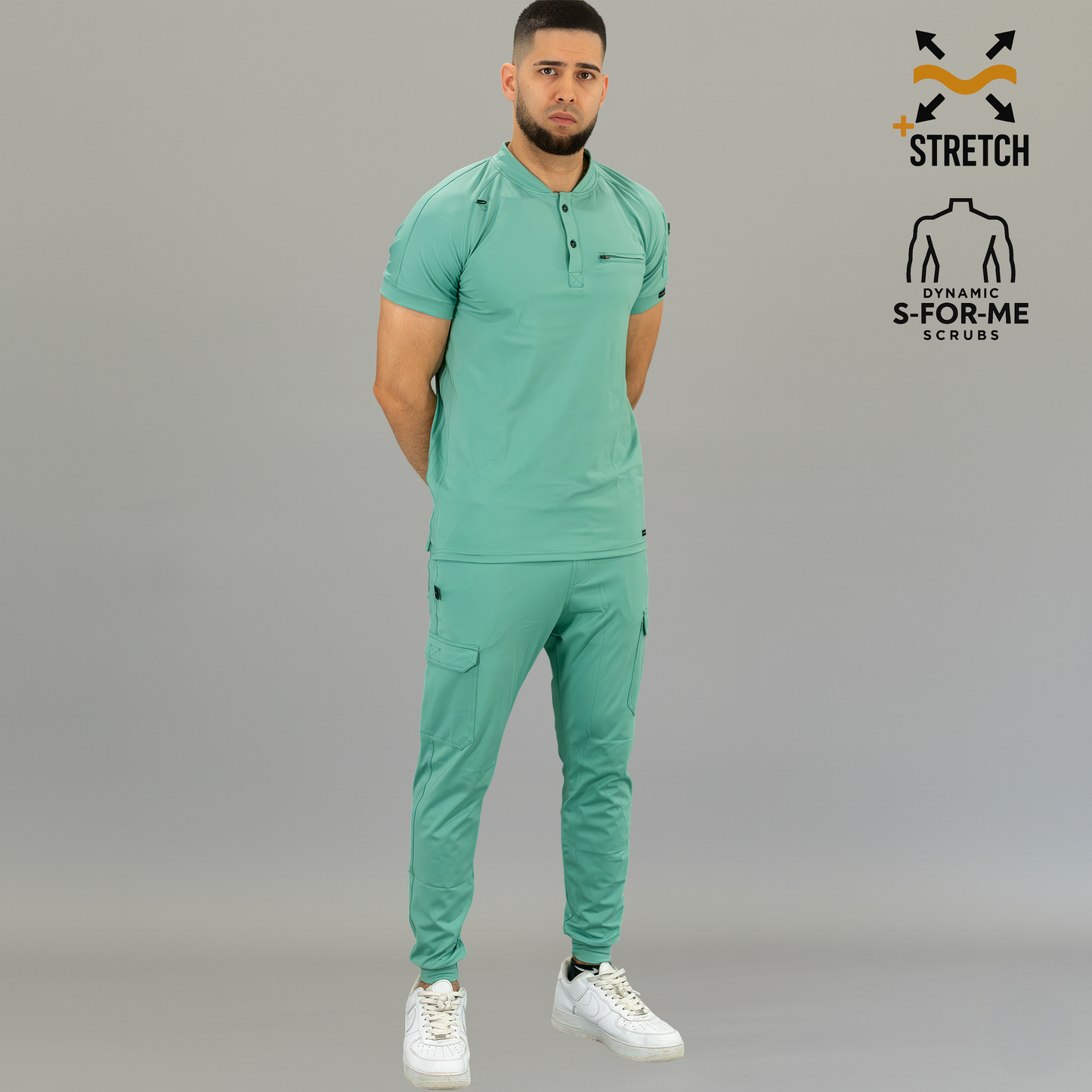 Men's Top 901 Brook Green Super Stretch, Scrubs