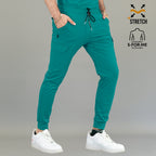 Athletic fit teal blue scrub pants men doctor nurse uniform