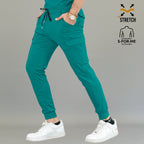 Men's Jogger Scrub Pants 901 Teal Blue | Super Stretch Athletic Fit