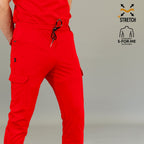 Men’s 901 Red Super Stretch scrub pants lifestyle view
