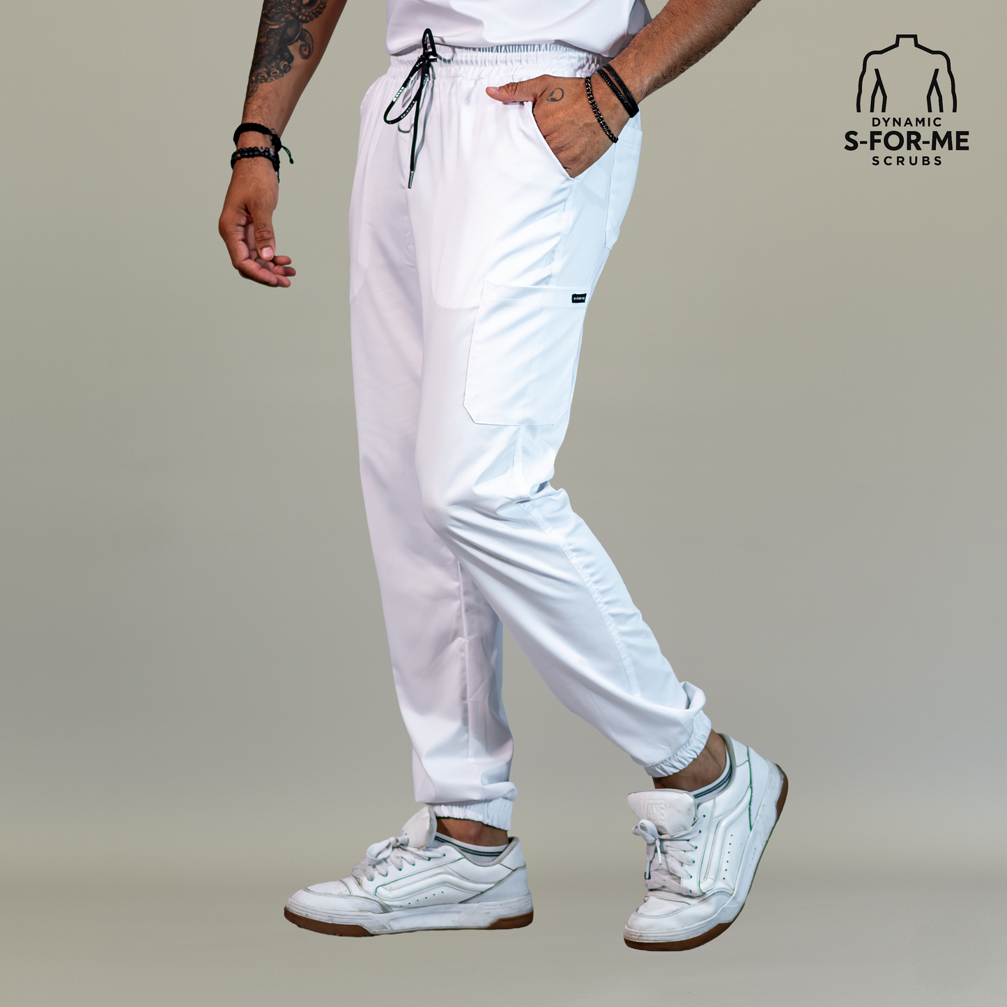 White scrubs