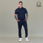 Men’s Butter Soft Touch Navy Blue Top Style 510
