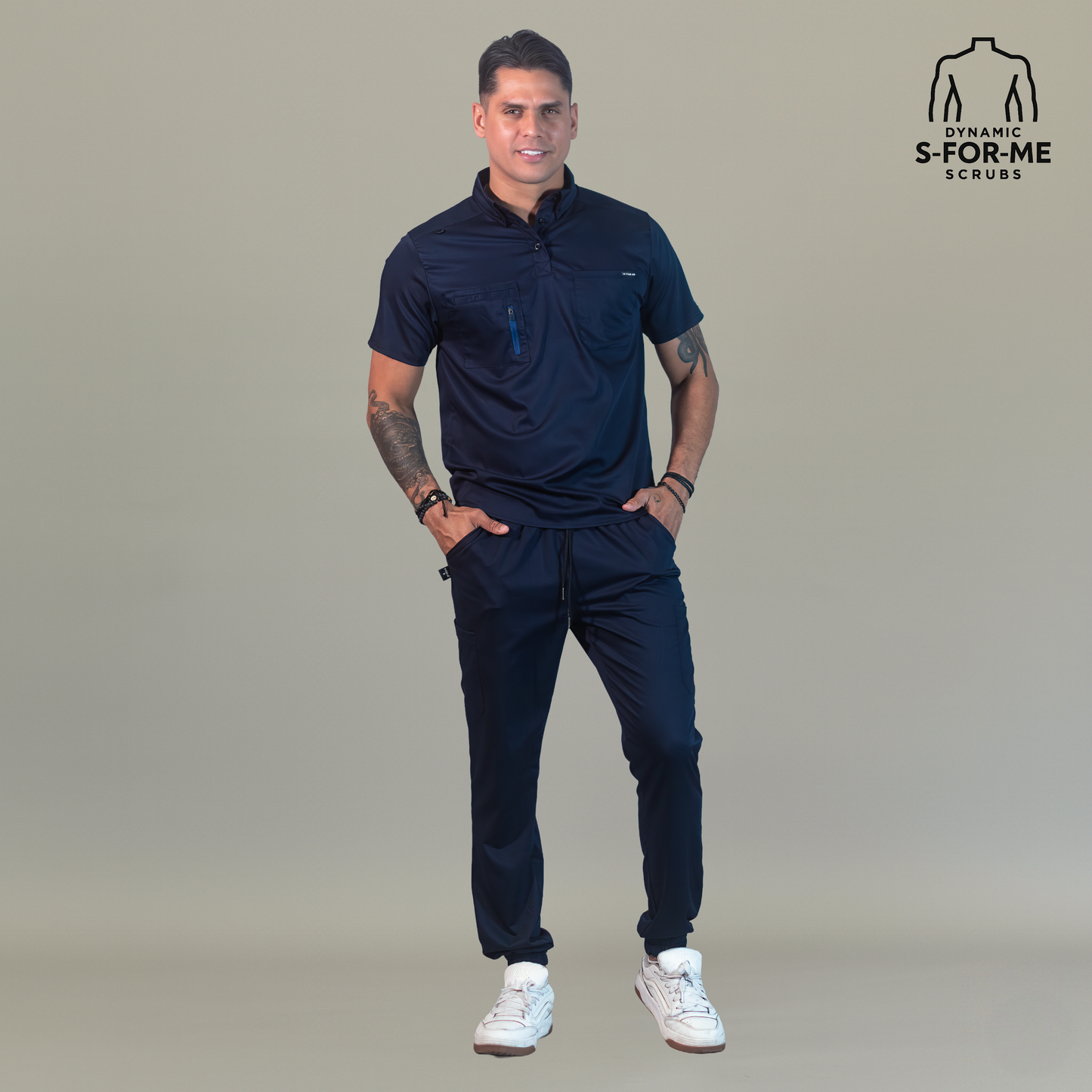 Men’s Butter Soft Touch Navy Blue Top Style 510