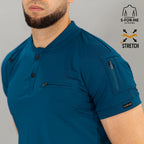 Men's corsair nursing scrub top 4-way stretch wrinkle resistant