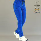 S-FORME 930 women’s jogger scrub pants in royal blue