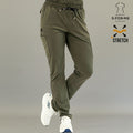 Women’s 930 Olive Green Super Stretch jogger scrub pants front view