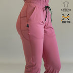 Women’s 915 Super Stretch Mauve Rose Flare Scrub Pants