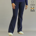 Women’s 915 Super Stretch Navy Blue Flare Scrub Pants