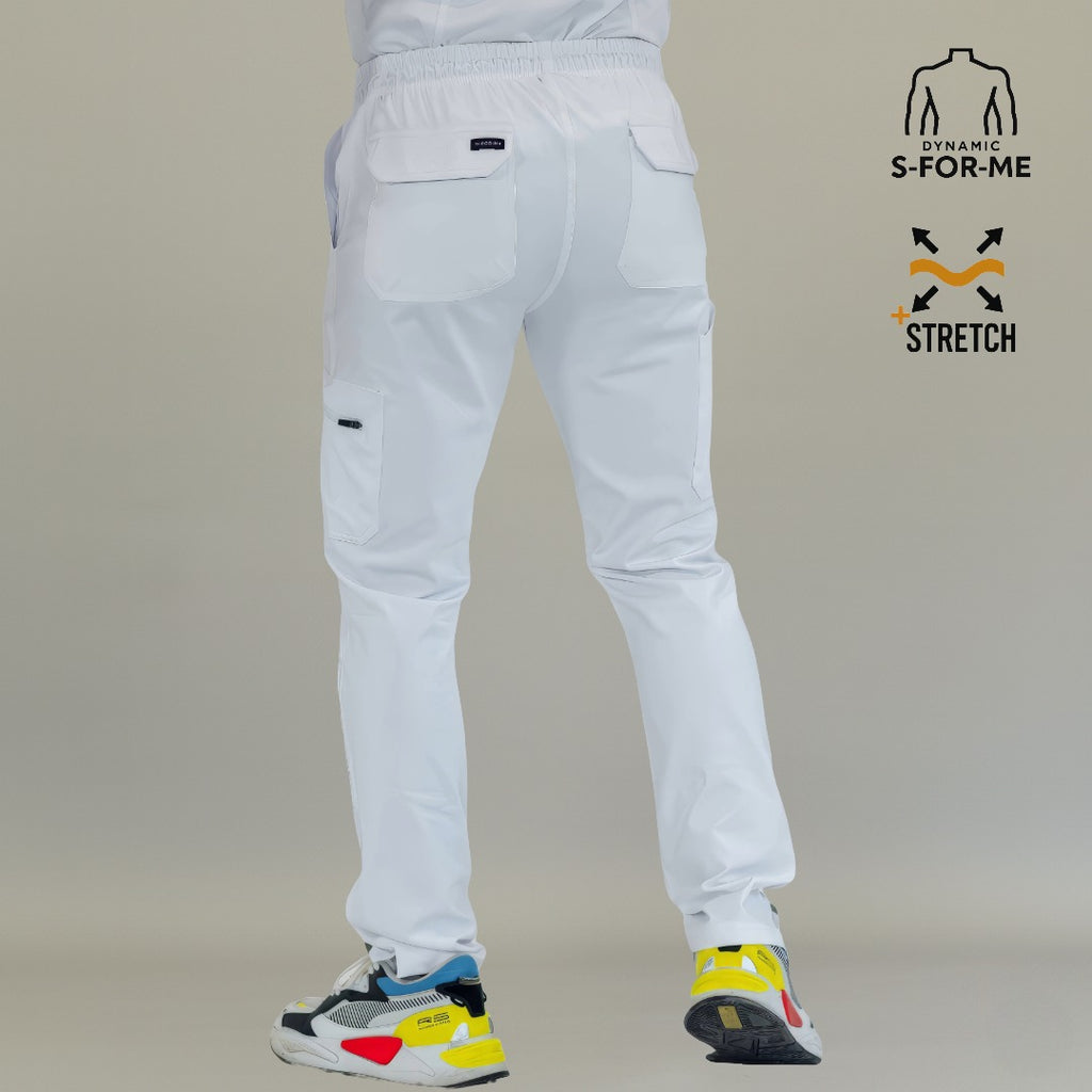 Men's Pants 930 White Super Stretch, Scrubs 930