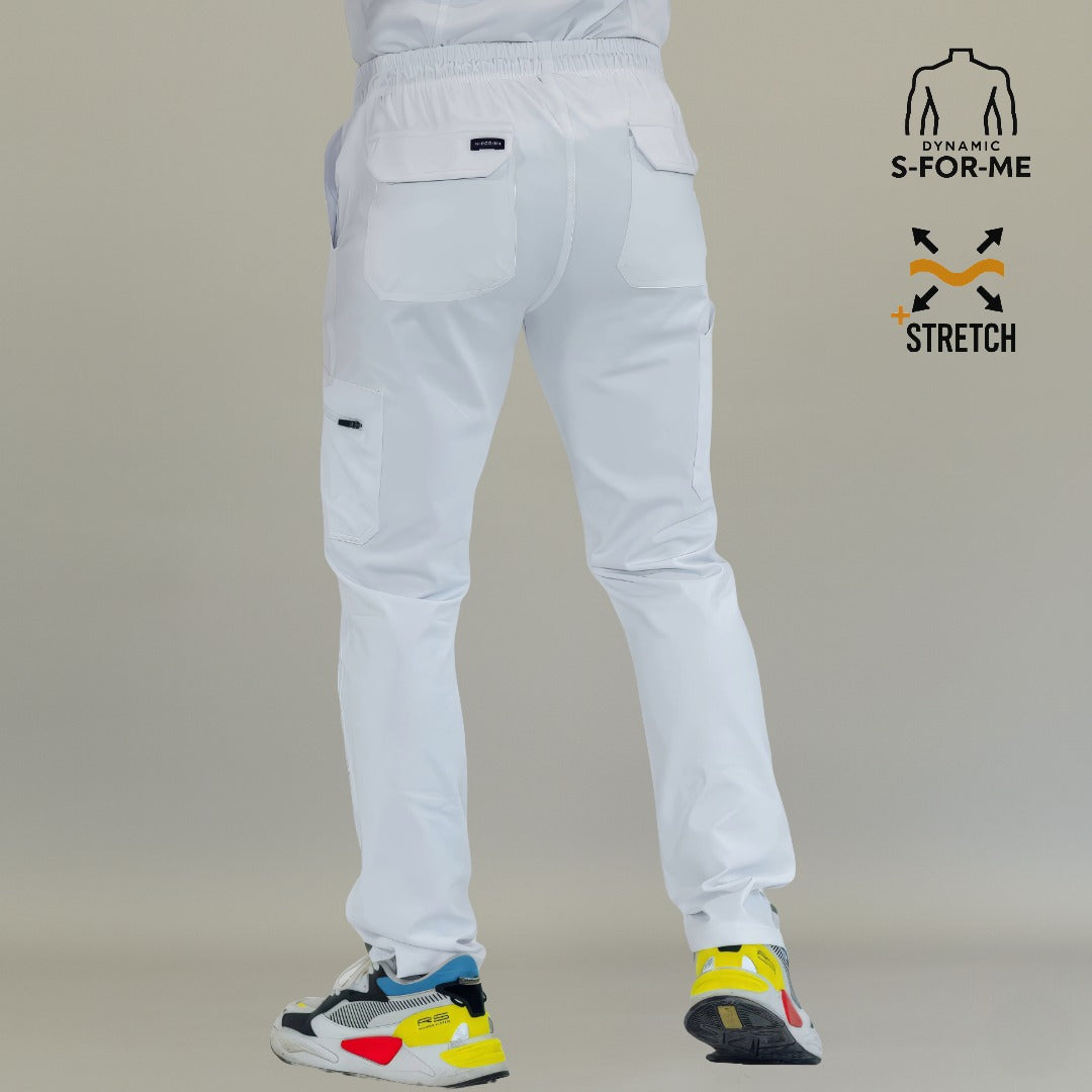 Men's Pants 930 White Super Stretch, Scrubs 930