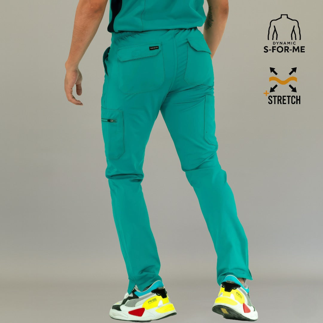 Men's Pants 930 Teal Green Super Stretch, Scrubs 930
