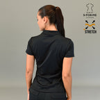 Women's Top 910 Black, Super Stretch Scrubs