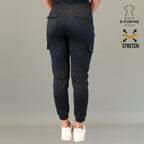 Women's Jogger Pants 910 Black, Super Stretch Scrubs
