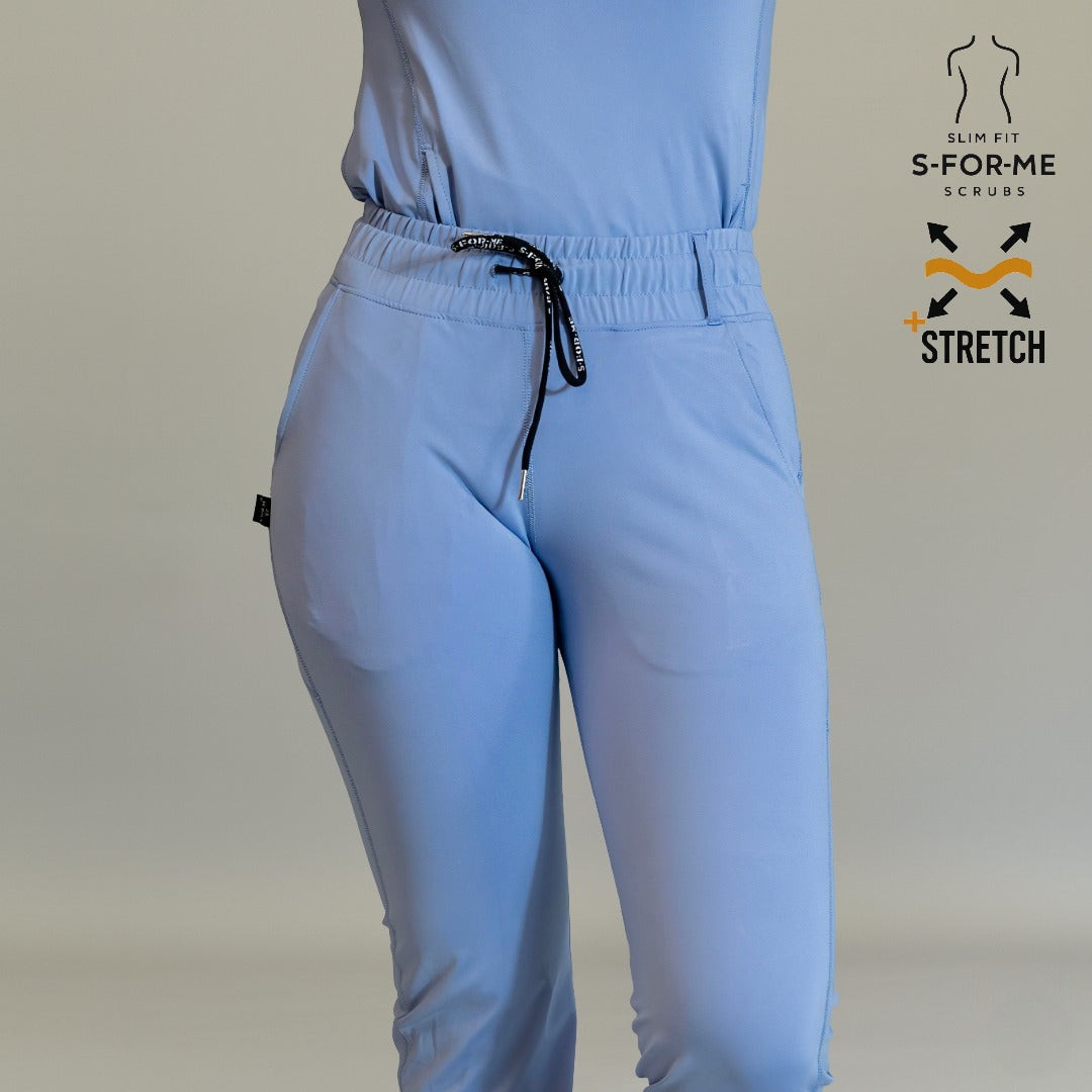 Women’s 915 Super Stretch Ceil Blue Flare Scrub Pants