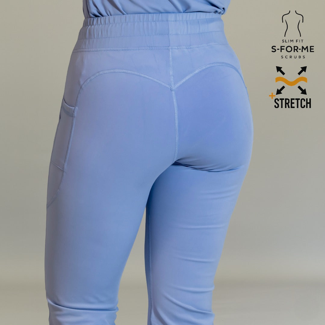 Women’s 915 Super Stretch Ceil Blue Flare Scrub Pants