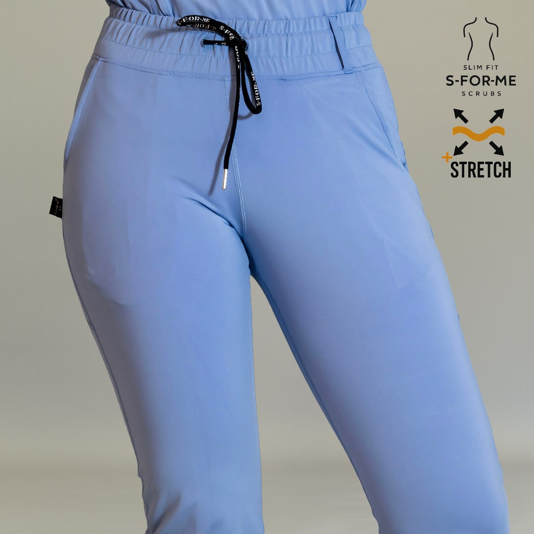 Women’s 915 Super Stretch Ceil Blue Flare Scrub Pants