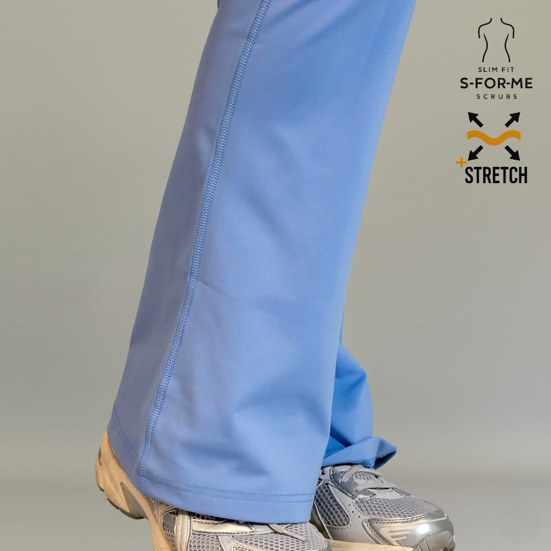 Women’s 915 Super Stretch Ceil Blue Flare Scrub Pants