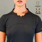 Women's Top 910 Black, Super Stretch Scrubs