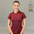 Women's Top 910 Maroon, Super Stretch Scrubs