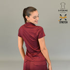 Women's Top 910 Maroon, Super Stretch Scrubs