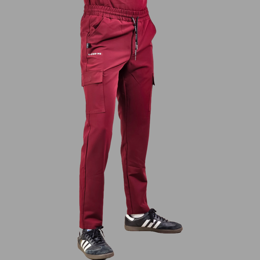 Men’s Scrub Pants style 300 Burgundy
