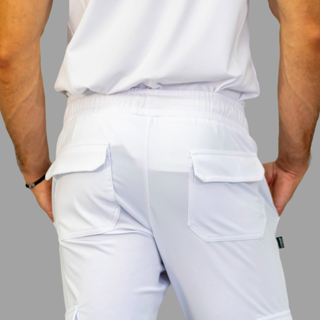 Men's Pants 910 White Super Stretch