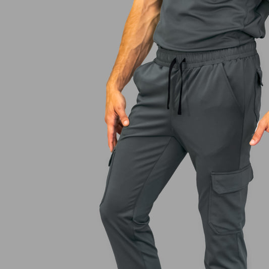 Men's Pants 910 Oxford Gray Super Stretch, Scrubs 910