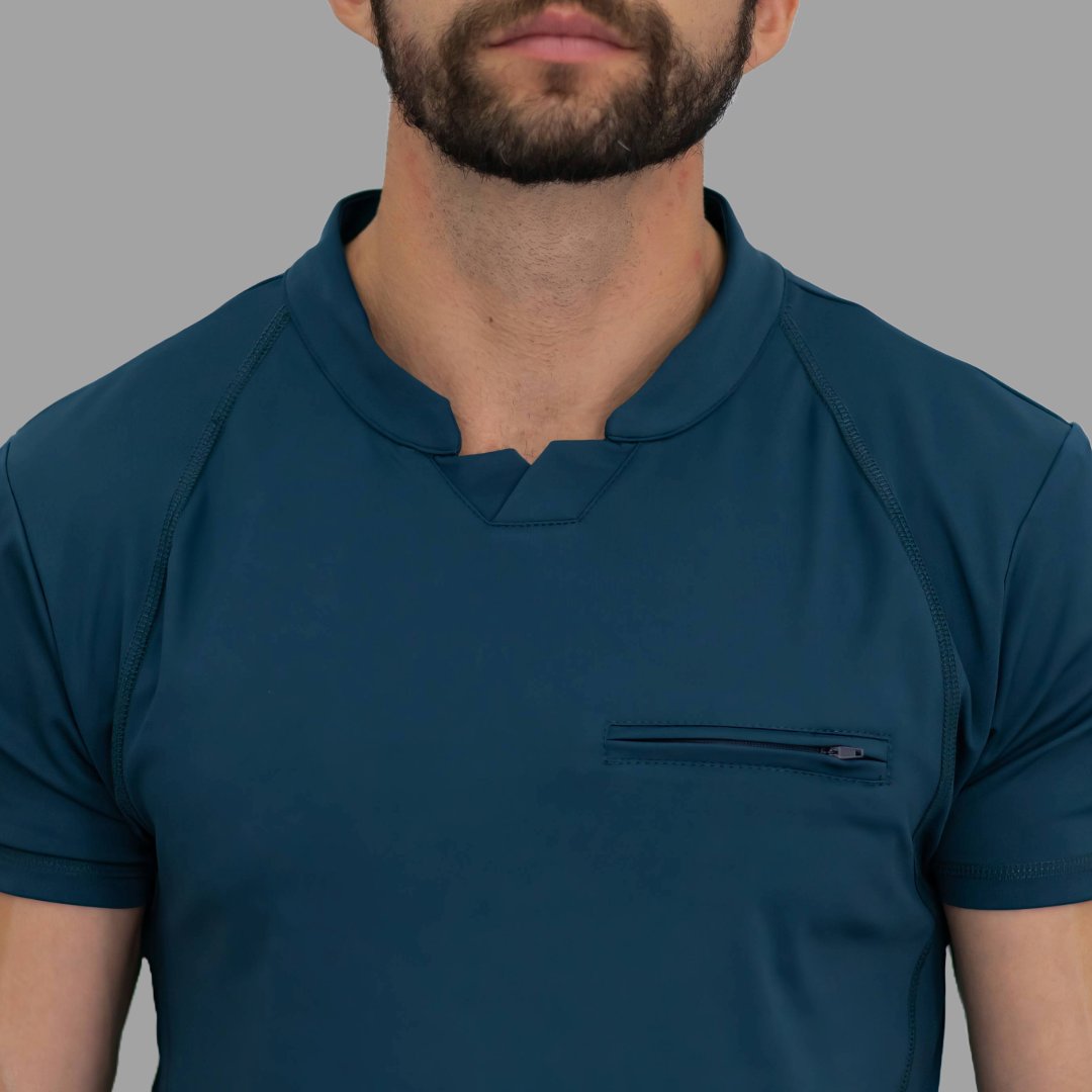 Men's Top 910 Airforce Blue Super Stretch, Scrubs 910