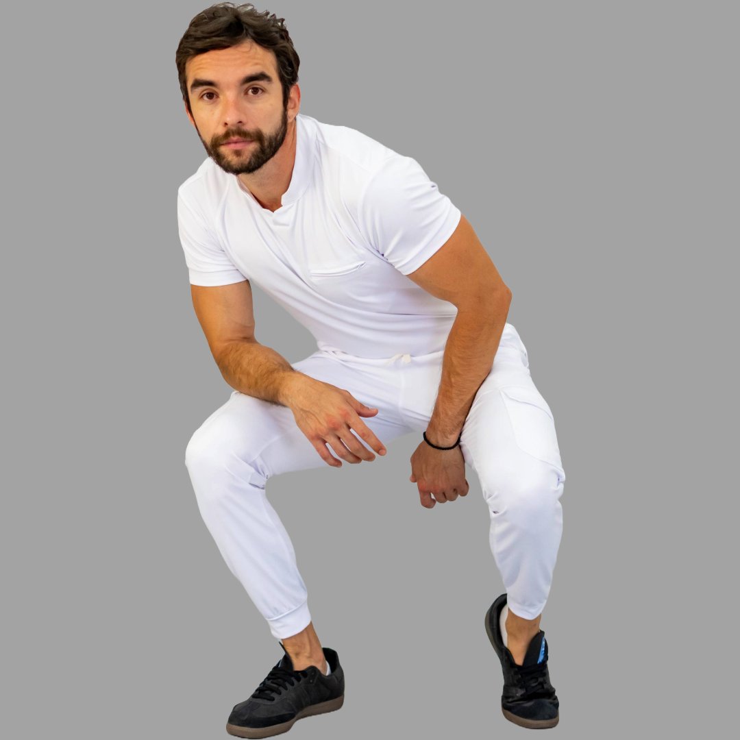 Men's 910 White Super Stretch Jogger Pants