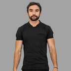 Men's Top 910 Black Super Stretch, Scrubs 910