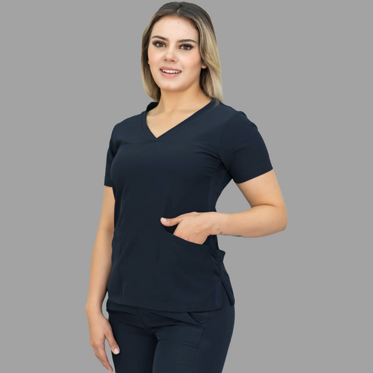 Women's Top Fways Navy, Scrubs 530