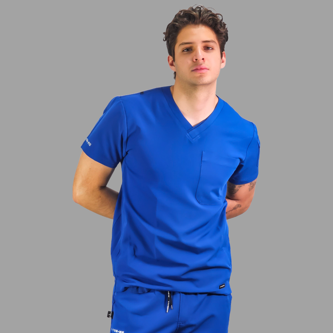 Men’s Scrub Top style 300 Royal Blue