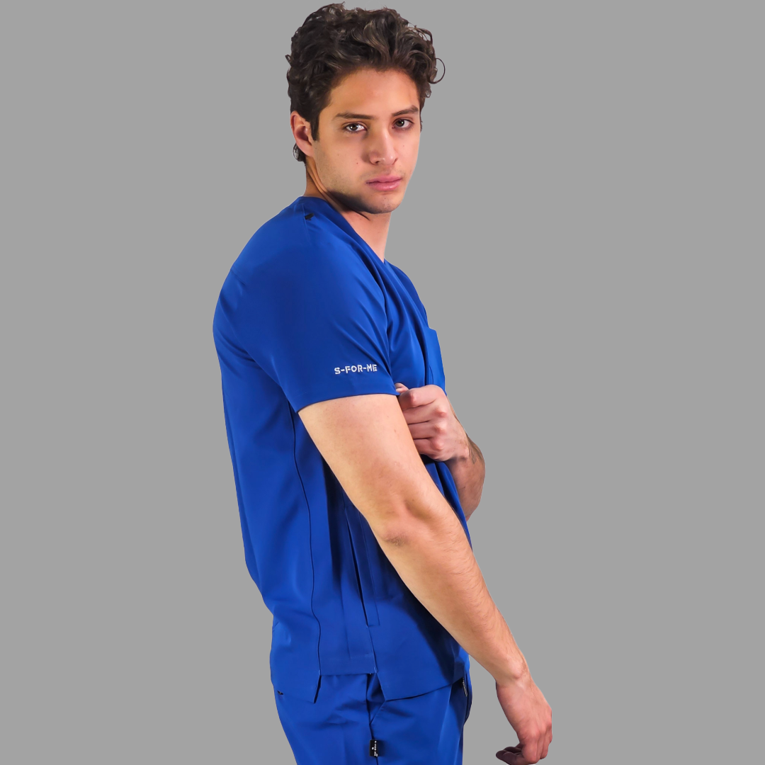 Men’s Scrub Top style 300 Royal Blue