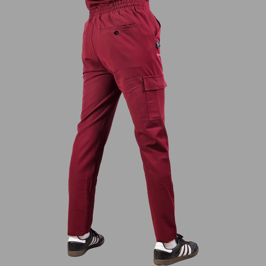 Men’s Scrub Pants style 300 Burgundy