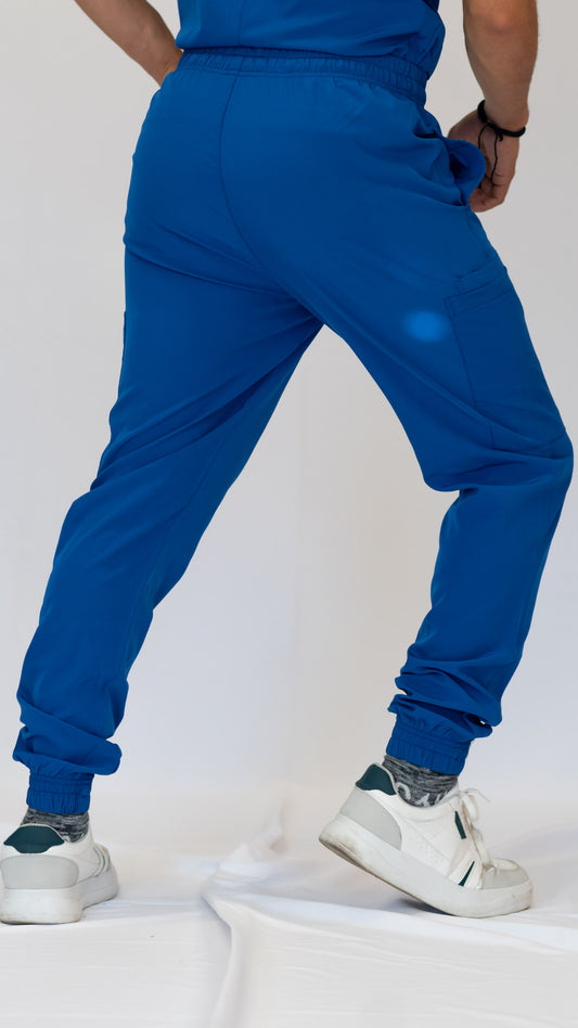 Men's Scrub Jogger Royal Blue