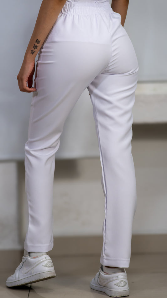 Women's Classic Pants Pure White Waterproof