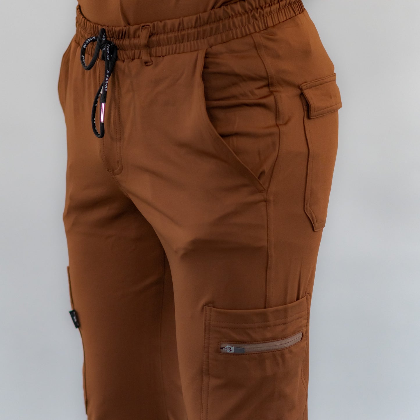 Men's Jogger Pants 901 Brown Super Stretch