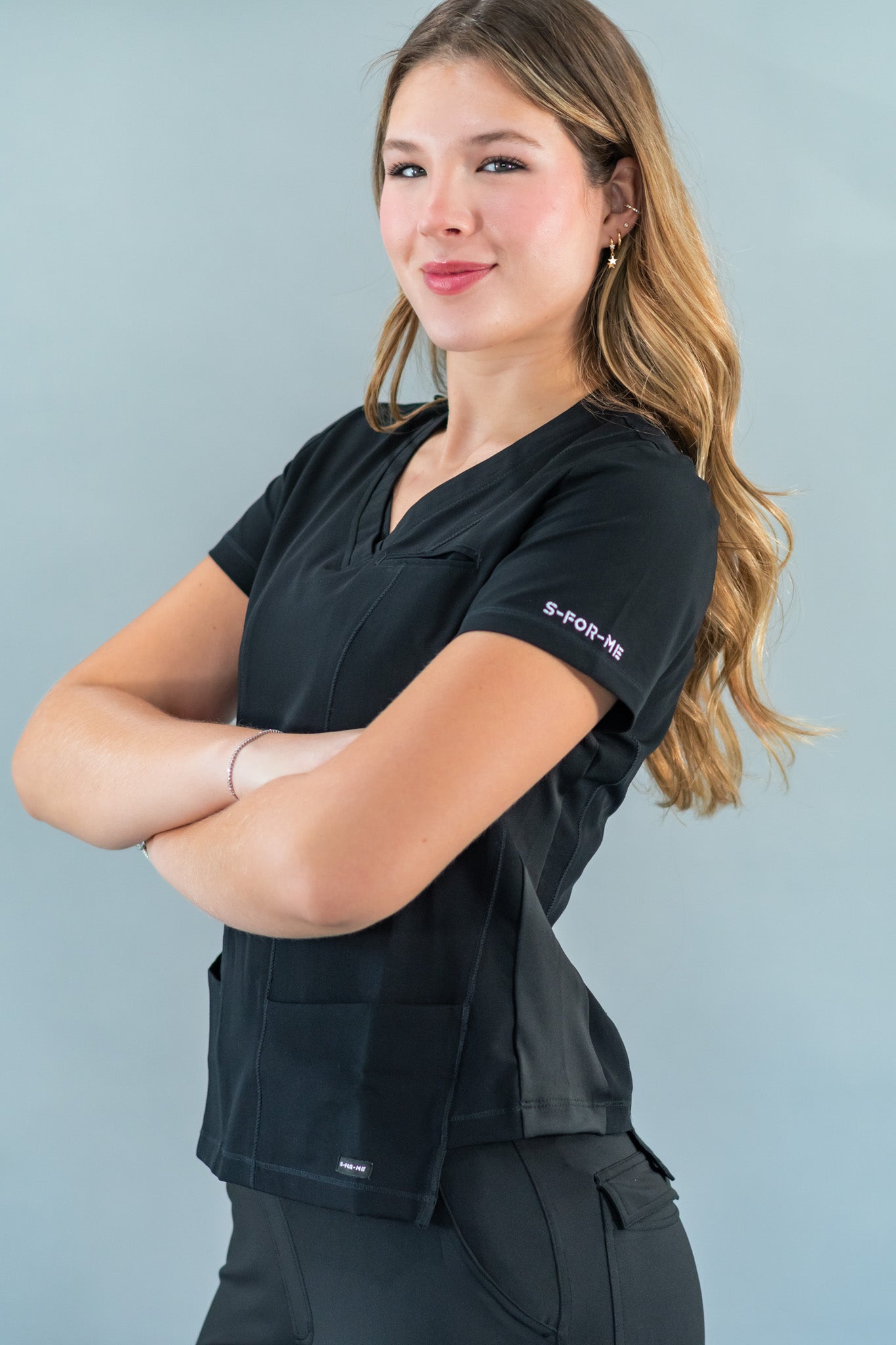 Women’s Waterproof 301 Black Top, Scrubs style 301